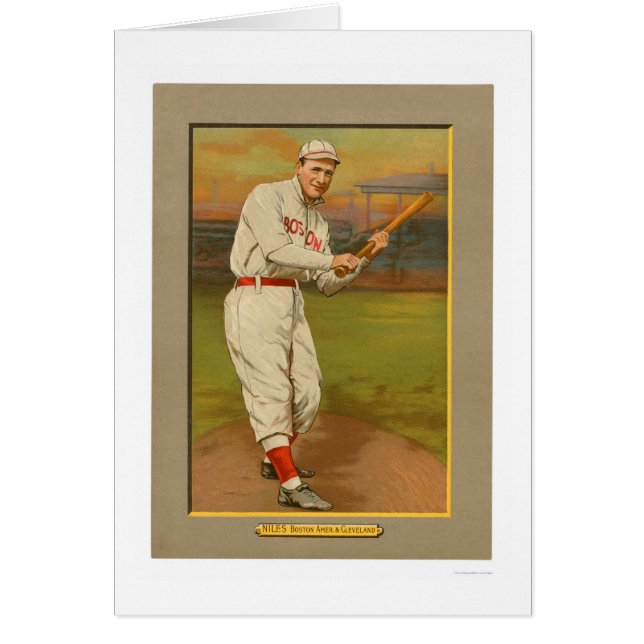 Harry Niles Red Sox Baseball 1911 (Front)