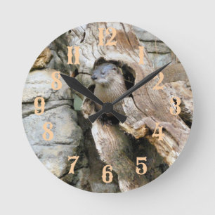 Harry Otter Round Clock