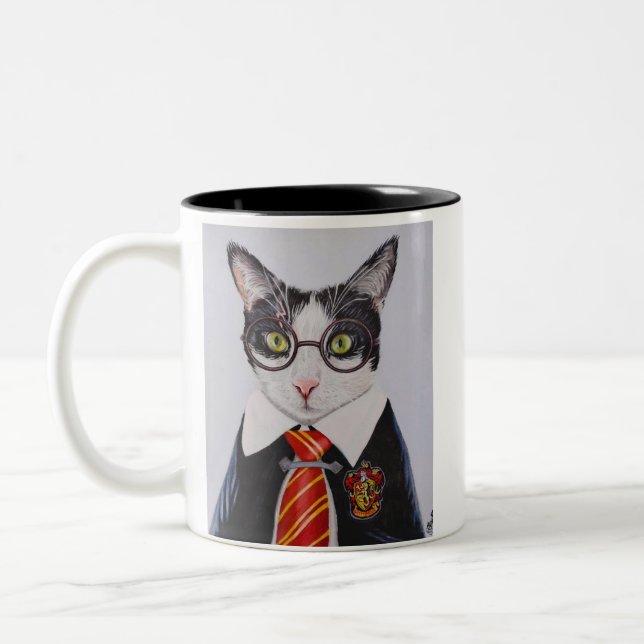 Harry Pawter Two-Tone Coffee Mug (Left)