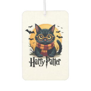Harry Pawter Witch Black Cat Halloween Funny Movie Car Air Freshener