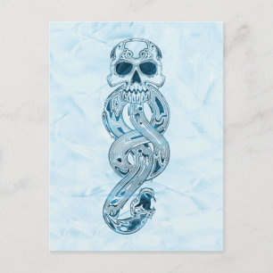 Harry Potter Aguamenti Dark Mark Graphic Postcard