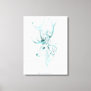 Harry Potter Aguamenti Expecto Patronum Stag Canvas Print