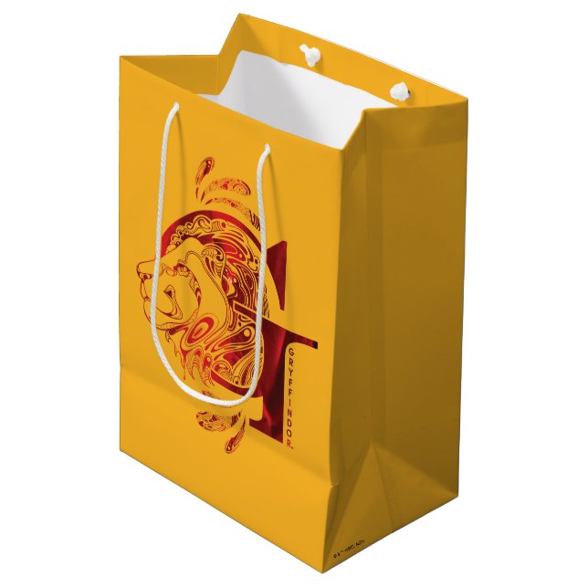 Harry Potter | Aguamenti GRYFFINDOR™ Graphic Medium Gift Bag (Front Angled)