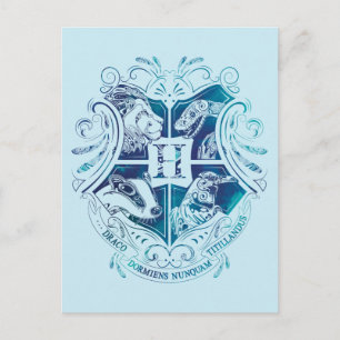 Harry Potter   Aguamenti HOGWARTS™ Crest Postcard
