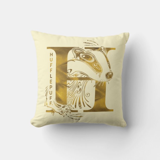 Harry Potter | Aguamenti HUFFLEPUFF™ Graphic Cushion (Front)