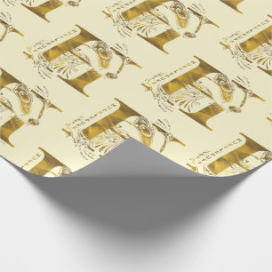 Harry Potter   Aguamenti HUFFLEPUFF™ Graphic Wrapping Paper