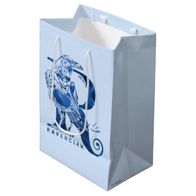Harry Potter | Aguamenti RAVENCLAW™ Graphic Medium Gift Bag (Front Angled)