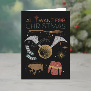 HARRY POTTER™ All I Want For Christmas Holiday Card
