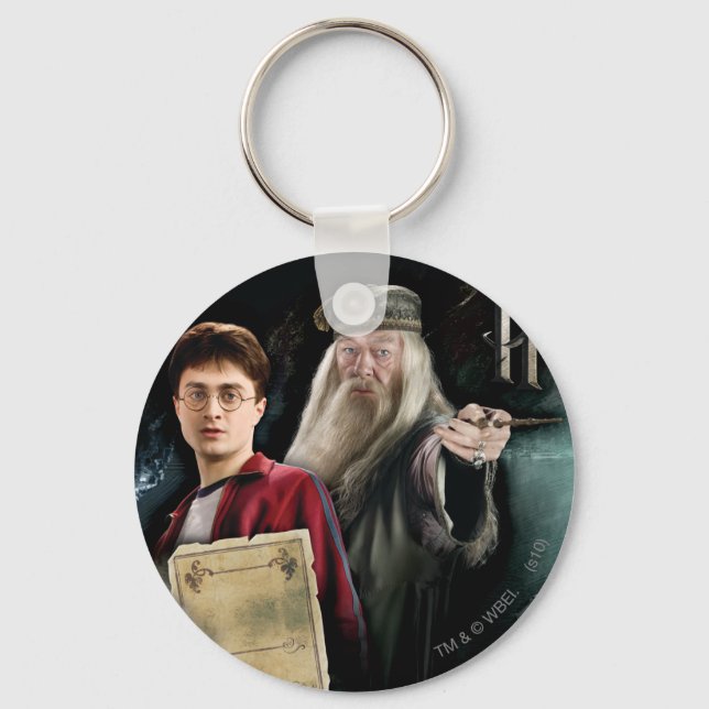 Harry Potter and Dumbledore Key Ring (Front)