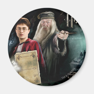 Harry Potter and Dumbledore Magnet