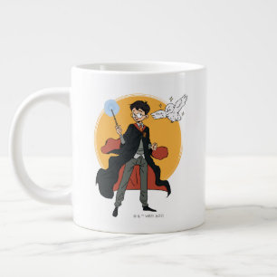 HARRY POTTER™ and Hedwig Illustration Large Coffee Mug