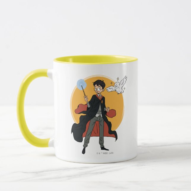 HARRY POTTER™ and Hedwig Illustration Mug (Left)