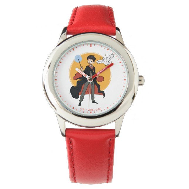 HARRY POTTER™ and Hedwig Illustration Watch (Front)