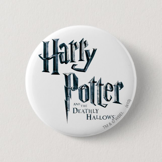 Harry Potter and the Deathly Hallows Logo 1 6 Cm Round Badge (Front)