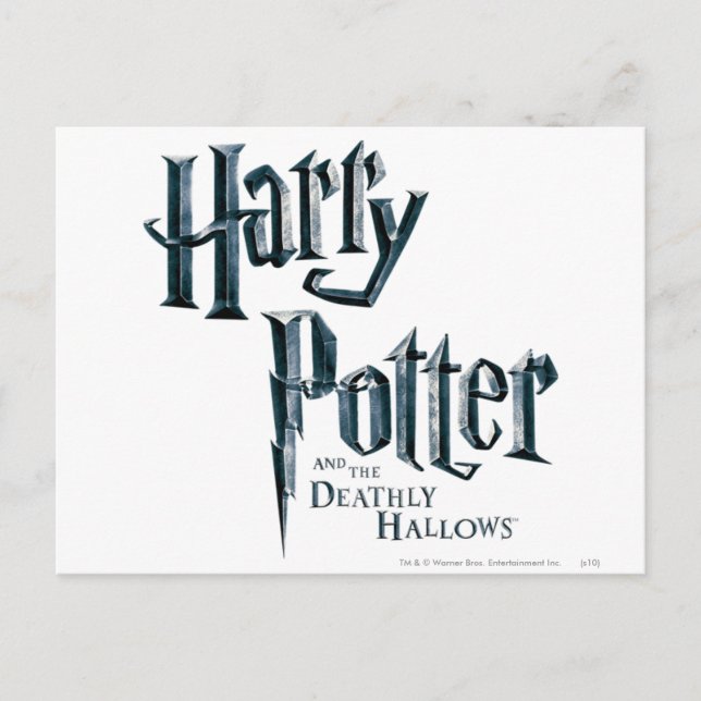 Harry Potter and the Deathly Hallows Logo 3 Postcard (Front)