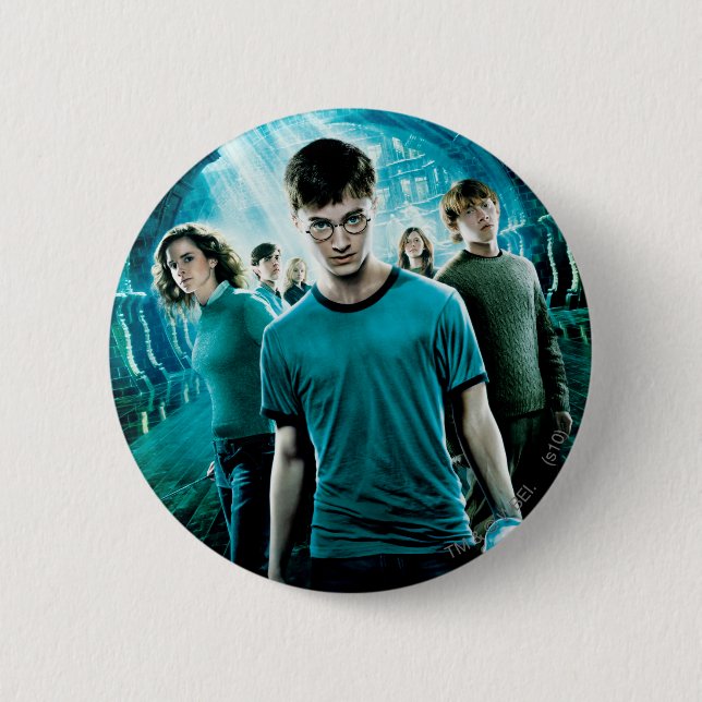 HARRY POTTER AND THE ORDER OF THE PHOENIX™ Blue 6 Cm Round Badge (Front)