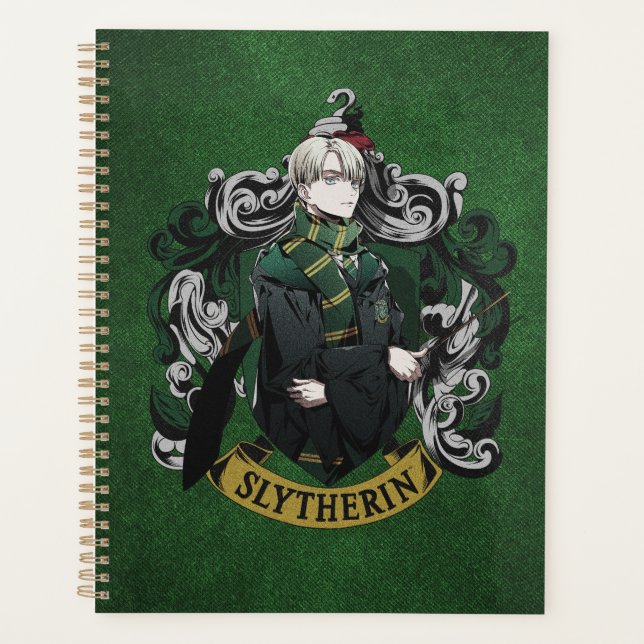 HARRY POTTER™ | Anime Draco Malfoy House Crest Planner (Front)