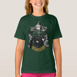 HARRY POTTER™   Anime Draco Malfoy House Crest T-Shirt