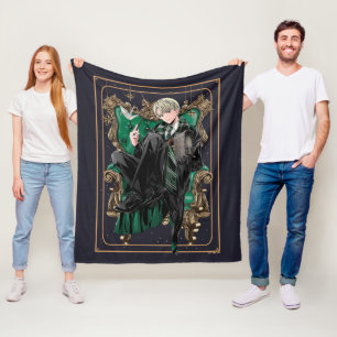 HARRY POTTER™ Anime Draco Malfoy Seated Fleece Blanket