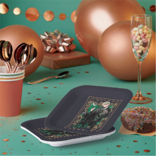 HARRY POTTER™ Anime Draco Malfoy Seated Paper Plate