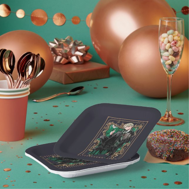 HARRY POTTER™ | Anime Draco Malfoy Seated Paper Plate (Multi)