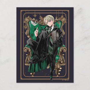 HARRY POTTER™   Anime Draco Malfoy Seated Postcard
