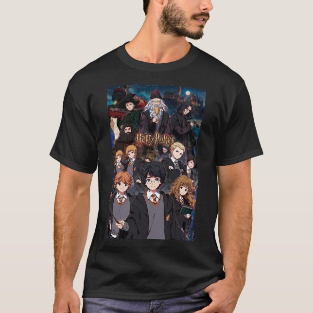 HARRY POTTER™ Anime Ensemble Scene T-Shirt (Front)