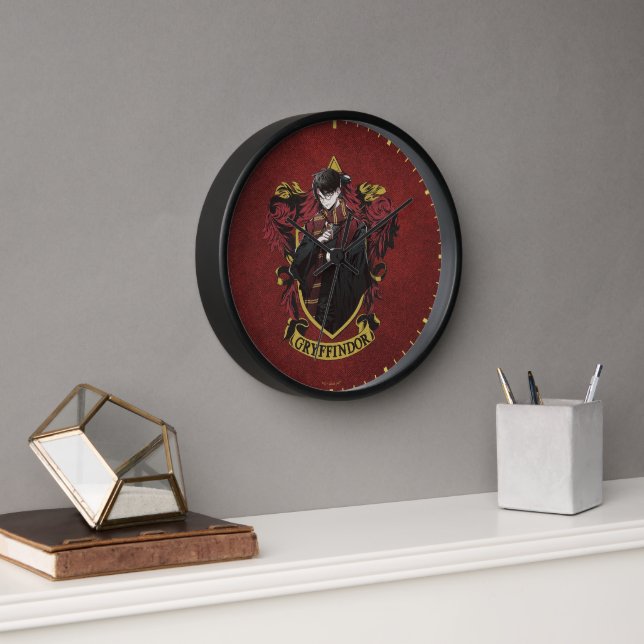 HARRY POTTER™ | Anime HARRY POTTER™ Crest Clock (Office)