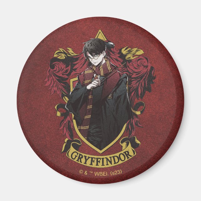 HARRY POTTER™ | Anime HARRY POTTER™ Crest Magnet (Front)