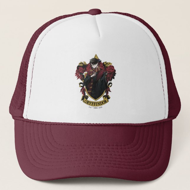 HARRY POTTER™ | Anime HARRY POTTER™ Crest Trucker Hat (Front)