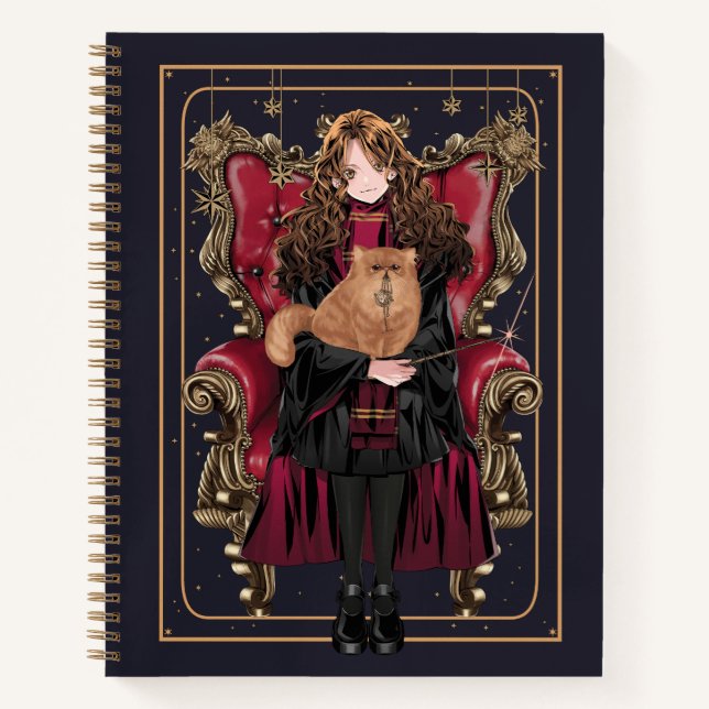 HARRY POTTER™ | Anime Hermione Granger Seated Notebook (Front)