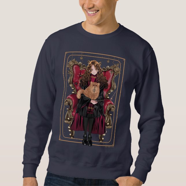 HARRY POTTER™ | Anime Hermione Granger Seated Sweatshirt (Front)