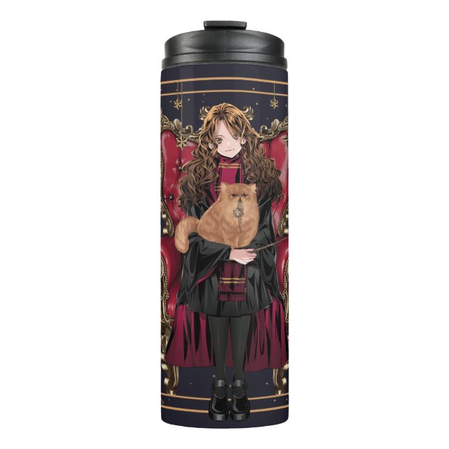 HARRY POTTER™ | Anime Hermione Granger Seated Thermal Tumbler (Front)