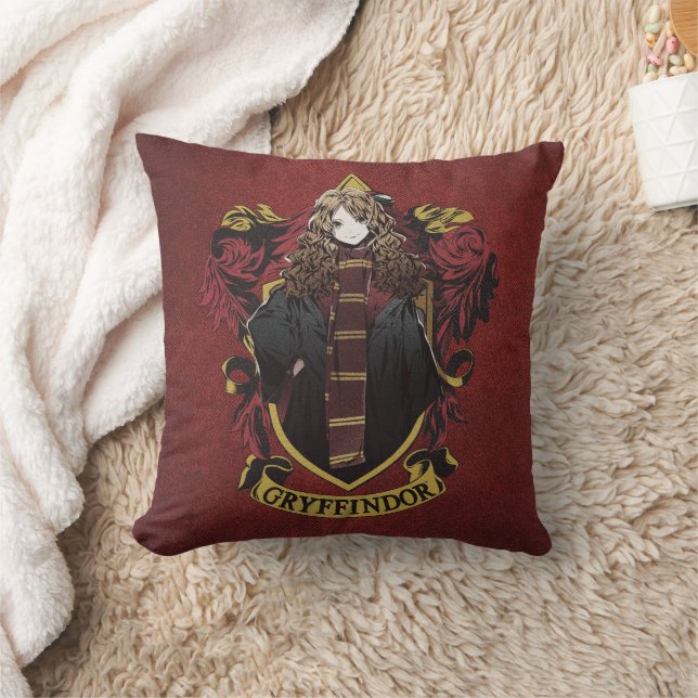 HARRY POTTER™ | Anime Hermione House Crest Cushion (Blanket)