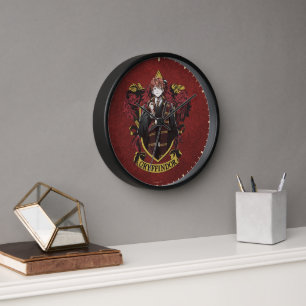 HARRY POTTER™   Anime Ron Weasley House Crest Clock