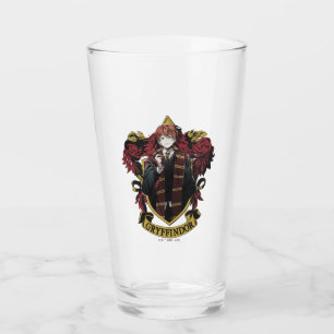 HARRY POTTER™   Anime Ron Weasley House Crest Glass