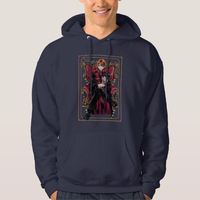 HARRY POTTER™ | Anime Ron Weasley Seated Hoodie (Front)