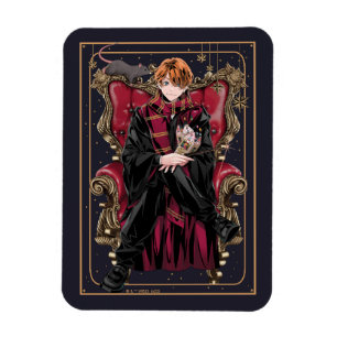 HARRY POTTER™   Anime Ron Weasley Seated Magnet