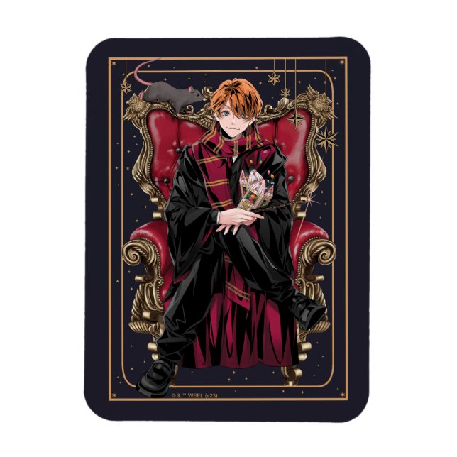 HARRY POTTER™ | Anime Ron Weasley Seated Magnet (Vertical)