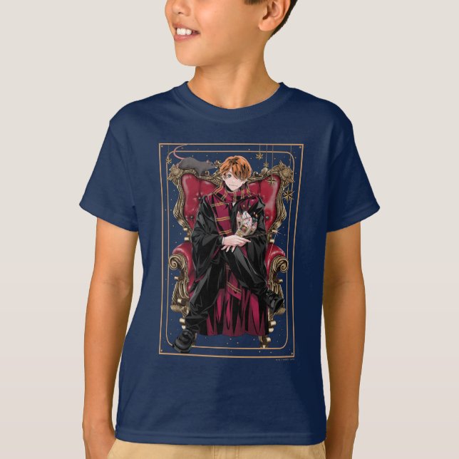 HARRY POTTER™ | Anime Ron Weasley Seated T-Shirt (Front)