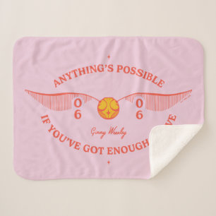 HARRY POTTER™   Anything's Possible Sherpa Blanket