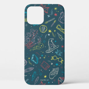 HARRY POTTER™ Artefacts Line Art Pattern iPhone 12 Case