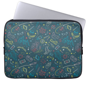 HARRY POTTER™ Artefacts Line Art Pattern Laptop Sleeve