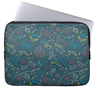 HARRY POTTER™ Artefacts Line Art Pattern Laptop Sleeve