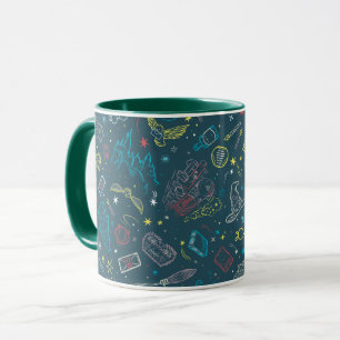 HARRY POTTER™ Artefacts Line Art Pattern Mug