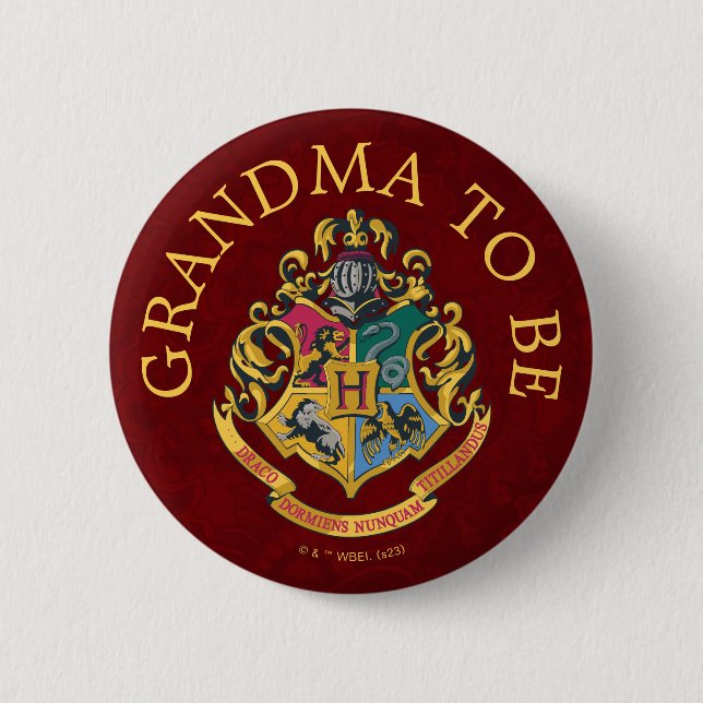 Harry Potter Baby Shower | Grandma To Be 6 Cm Round Badge (Front)