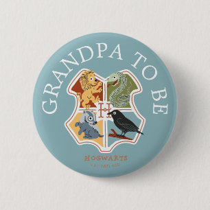 Harry Potter Baby Shower Grandpa To Be 6 Cm Round Badge