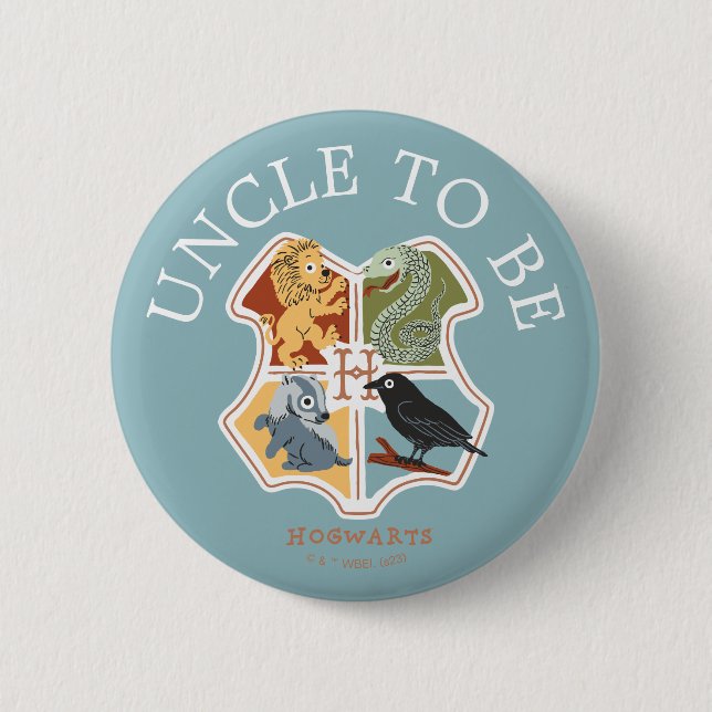 Harry Potter Baby Shower | Uncle To Be 6 Cm Round Badge (Front)