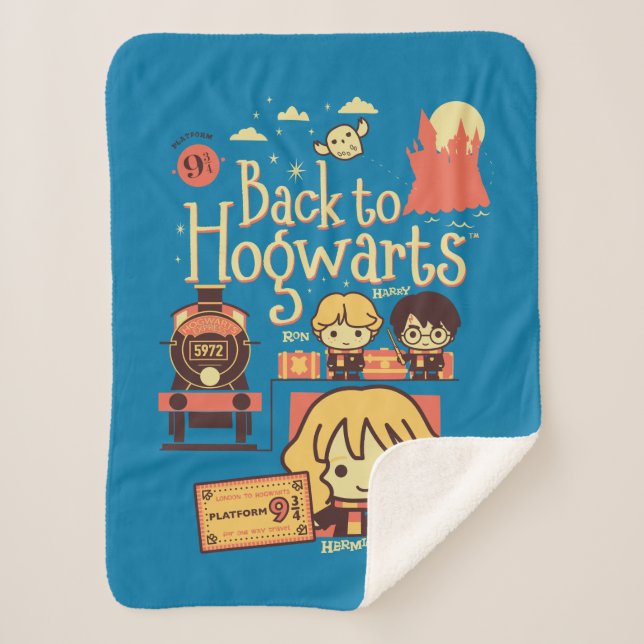 HARRY POTTER™ | BACK TO HOGWARTS™ SHERPA BLANKET (Front)