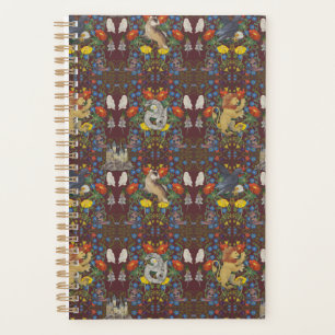 HARRY POTTER™   Burgundy Watercolor Icon Pattern Planner